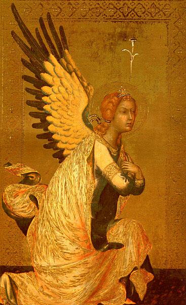 Simone Martini The Angel of the Annunciation Sweden oil painting art